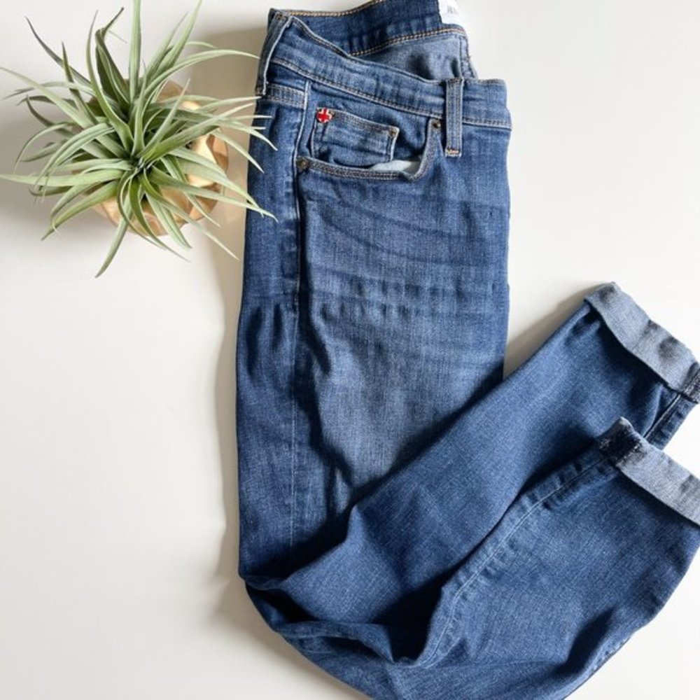 Hudson Jeans Women's Ankle Crop Jeans - Classic Medium Blue